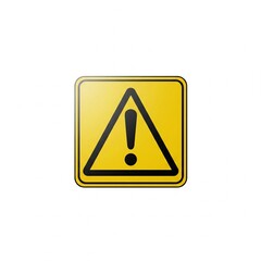 yellow warning sign