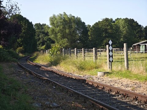 railway in the countryside