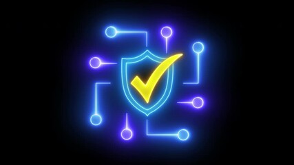 Data analytics concept, infographic dashboard showing KPIs, performance metrics, and business insights from large data sets. Motion graphic of cybersecurity isolated on transparent background. - Powered by Adobe