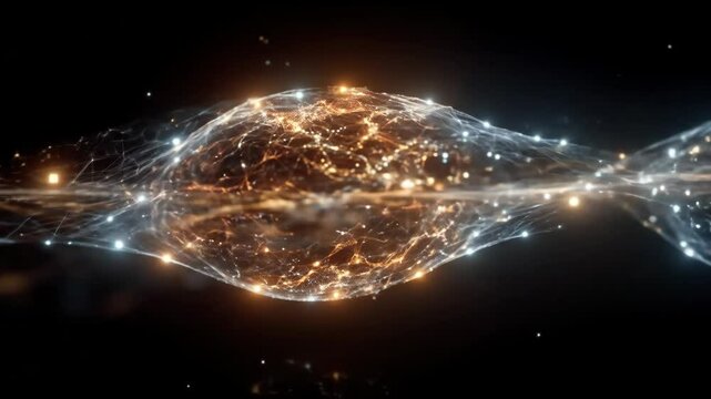 Cosmic Orb Energy Nebula Space.