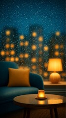 Award-Winning Rain on Window 