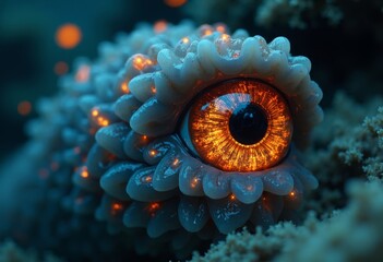 Strange Eye Art Close up