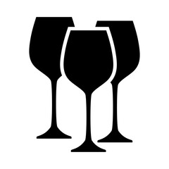 Wine icon vector. Wine shop illustration sign. wine tasting symbol or logo.