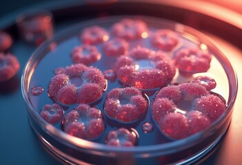 Close up of Experimental Cell Art