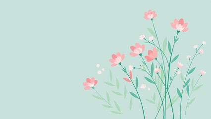 vector illustration of flowers