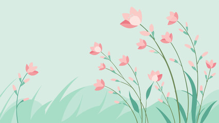 spring flowers background