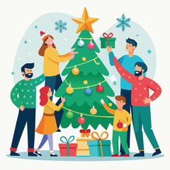 Vector Illustration of a Scene Description
