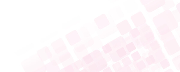 Light Pink Abstract Square Background, Pastel Mosaic Vector Banner for Feminine and Soft Design Themes