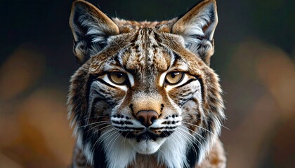 Obraz premium Close-up portrait of a lynx