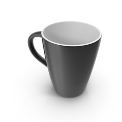 Blank Black Mug: Perfect for Branding and Design
