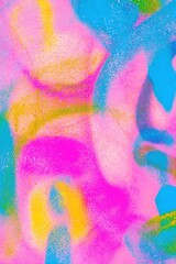 Vibrant abstract texture with neon pink, blue, yellow colors. 80s, Y2K aesthetic, psychedelic...