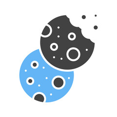 Fototapeta premium Biscuit II icon vector image. Suitable for mobile apps, web apps and print media.