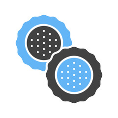 Biscuit I icon vector image. Suitable for mobile apps, web apps and print media.