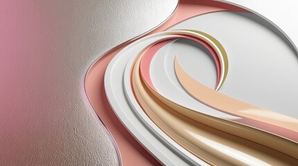 "Sculpted Serenity" - Ideal for high-end branding, elegant backdrops, beauty product visuals, or abstract art installations.