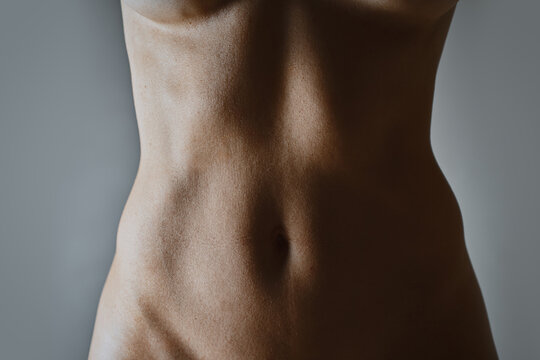 Midsection of the woman body