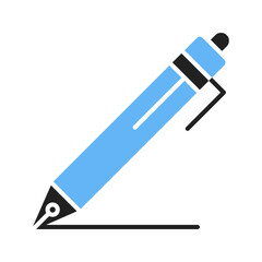 Pen icon vector image. Suitable for mobile apps, web apps and print media.
