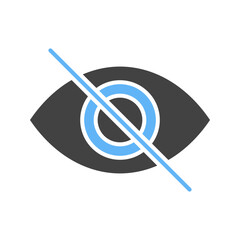 Remove Red Eye icon vector image. Suitable for mobile apps, web apps and print media.