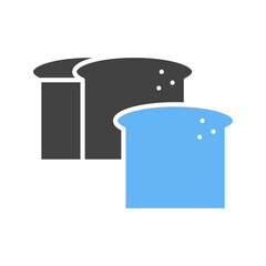 Sliced Bread icon vector image. Suitable for mobile apps, web apps and print media.