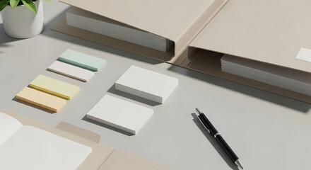 Modern Business Card Design Clean & Minimalist Stationery Mockup