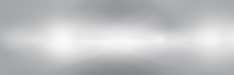 long soft gray studio room background, wide grey floor backdrop with spotlight.