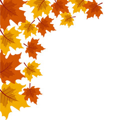 Autumn Leaves Corner Decoration