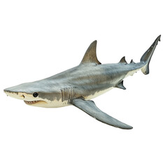 Fototapeta premium Hammerhead Shark isolated on transparent background.