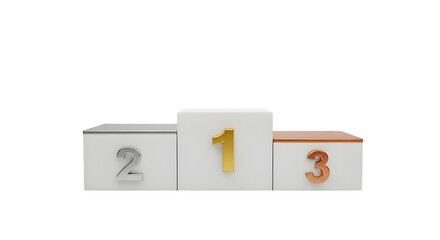 Winning Podium First Second Third Place Gold Silver Bronze Awards Ceremony Success Achievement, transparent background