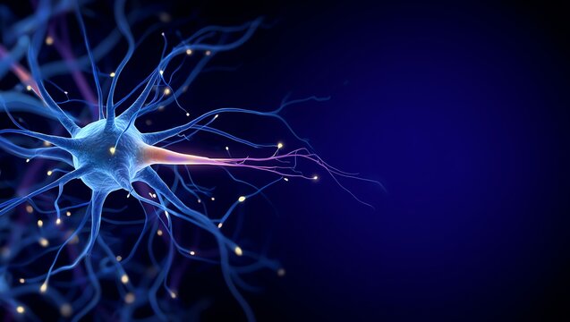 Glowing Neuron with Bioluminescent Dendrites