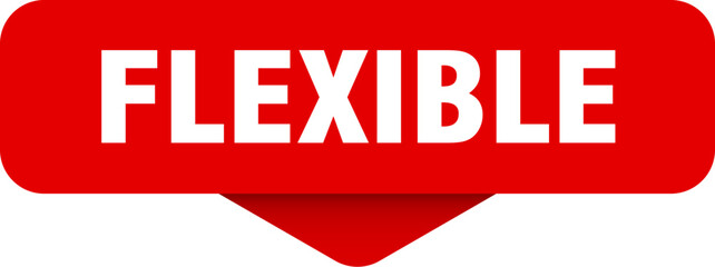 flexible sticker. flexible sign on transparent background