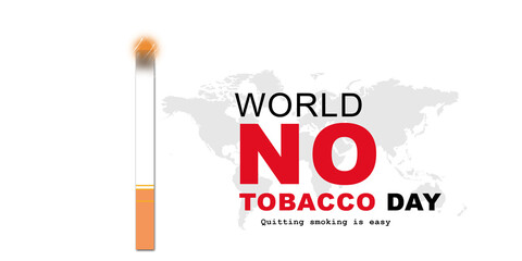2d illustration world no tobacco day