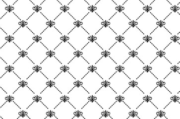 Abstract Flower Pattern Background vector illustration.