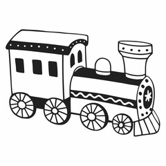 vintage steam train