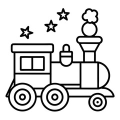 vector illustration of a train