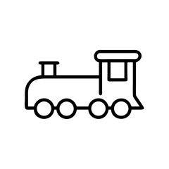 toy train isolated on white