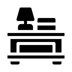 Nightstand glyph icon