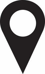 map pointer icon vector photo