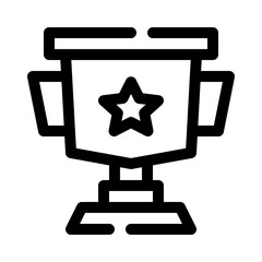 Trophy line icon