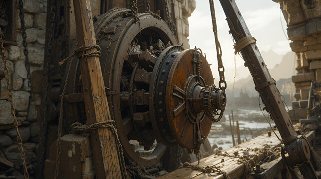Pulley Of An Old Galeas