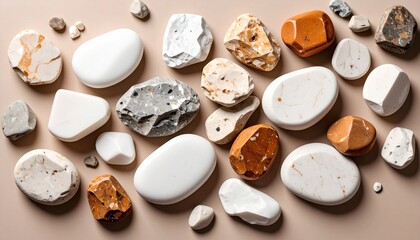 Obraz premium ナチュラルストーンの美しいグラデーション・素材背景コレクション