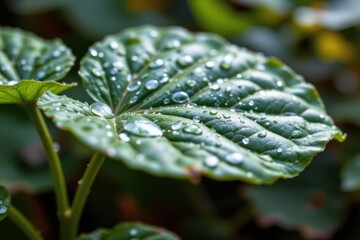 high moisture levels influencing leaf surface adaptations to reduce water loss despite constant humidity.