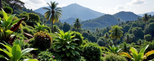 natural vegetation in humid tropics exhibiting resilience to pests through continuous growth and regeneration.