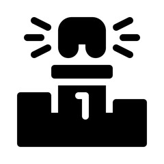 Leaderboard glyph icon