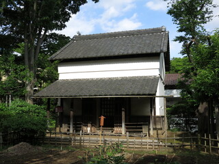 世田谷区の岡本公園民家園にある旧浦野家住宅土蔵