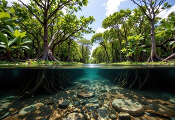 mangrove forests excel in carbon sequestration by storing carbon in both biomass and sediment, protecting coastal ecosystems.