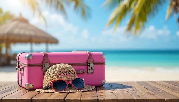 summer vacation on the beach