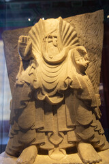 Buddhist statues from Quyang county of Cining palace, sculpture gallery, Forbidden city