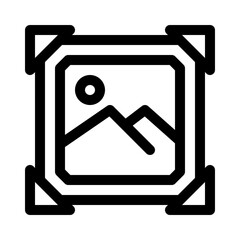 Photo Frame line icon