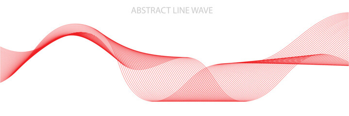 Abstract glowing Modern wave with Dynamic flowing lines. Futuristic technology and sound wave line. Digital frequency track equalizer with Stylized line art. Twisted curve lines and blend effect eps10