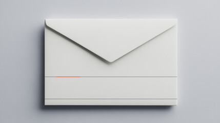 Elegant Correspondence: A minimalist envelope, subtly textured with clean lines and a soft, inviting presence, evokes a sense of anticipation and refined communication.