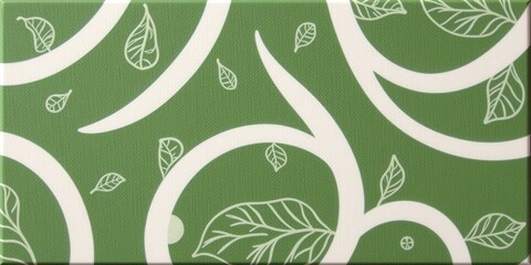 Illustration of floral and green leaf patterns for nature-inspired designs.